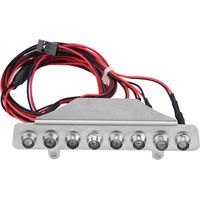 Barre LED 8 lumières blanc et rouge pour TRAXXAS UDR 1/7 - Phare pour voiture télécommandée