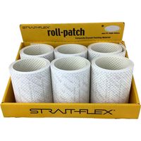 Strait-Flex Kantenprofil Roll-Patch 5.5 Weiß, hoher Kantenschutz, zur Ausbesserung von Schäden an Gipskartonplatten, 6 Rollen á 6,10m