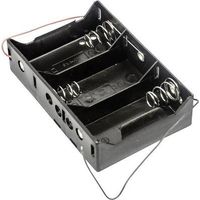 MPD BH3DW Portabatteria 3x Torcia (D) Cavo (L x L x A) 107 x 71 x 28 mm