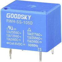 GoodSky RWH-SS-105D Printrelais 5 V/DC 15 A 1 Wechsler 1 St. Tray
