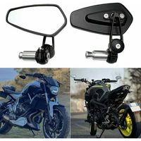Espejos retrovisores para manillar de motocicleta, para XJ6, MT01, MT03, MT07 y MT09 (negros). DEBUNS