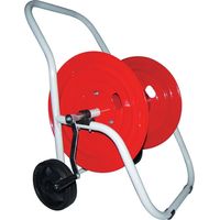 CARRELLO AVVOLGITUBO TUBO MAX 82m MISURA 1/2" CON MANICO E RUOTE VALGARDEN