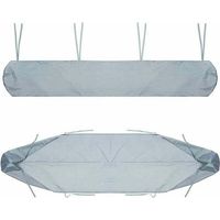 Housse de protection pour auvent de terrasse, bâche anti-poussière pour auvent de terrasse de 4 mètres, housse grise pour auvent de terrasse, protection hivernale imperméable