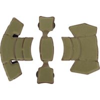 Doublure intérieure de casque militaire en mousse mémoire, coussin de protection et rembourrage vert pour équipement tactique