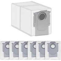 Lot de 12 sacs d'aspirateur pour roborock P10 / Q Revo, grande capacité, pièces de rechange uniques