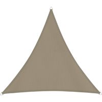 Windhager Sonnensegel Cannes 4x4x4m taupe Sonnenschutz UV-Schutz 50+ Sonnendach