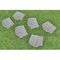 Feinsteinzeug Trittstein Stone Gres 42 x 36 cm grau