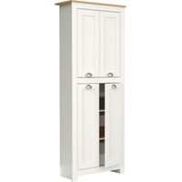 Muebles de baño de madera pasillo armario de baño Balusa 184x72x32 - VCM