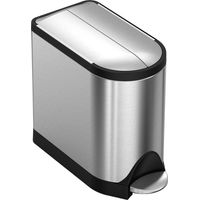 Simplehuman - Pattumiera 10 l, acciaio inox spazzolato CW1899