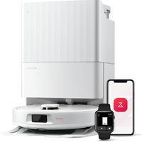 roborock QV 35A Saugroboter mit Wischfunktion&Hebarem Wischmopp,Anti-Tangle,8kPa,All-in-One Dock,Anti-Verfilzungsbürste, Hebarer Mopp, Reactive Tech,Schwarz