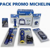Lot Promo de 7 lampes portable LED à piles (incluses) + Luminaire 230V MICHELIN