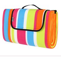 DETEX® Manta de Picnic Lonita de playa con aislante térmico impermeable 2 Tamaños y varios colores 195x150cm. multicolor