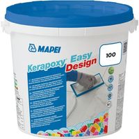 Mapei Kerapoxy Easy Design Mortero epoxi bicomponente, decorativo, antiácido y antimoho para suelos y paredes (MAPXED3100)