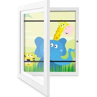 Cadre photo A4 pour dessins d'enfants, en MDF écologique, cadre photo collage A4 pour enfants, en bois
