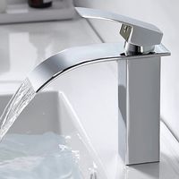 Bathroom Faucet, Elegant Design Sink Faucet, Brass Mixer Tap, Chrome