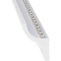 Ledkia – Moulure pour ruban LED 2m – P.S. léger – Largeur ruban 19mm – Installation en surface pour éclairage indirect