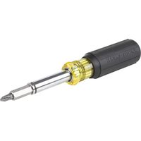 Klein Tools 32500MAG - Cacciavite magnetico multi-bit, 11 in 1, attrezzo multiuso con 8 punte, 3 dimensioni cacciavite, impugnatura a cuscino