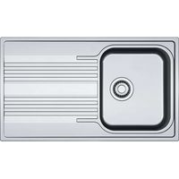 Franke Smart - Spülbecken Edelstahl SRX 611-86, 86x50 cm, Siphon 101.0395.016