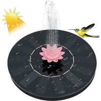 Solar Fountain Upgraded With Solar Powered Fountain Water Pump Free Standing Floating Solar