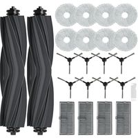 Kit accessoires pour Dreame L10s Pro Ultra Heat/ L10s Ultra Gen 2, Pices pour Dreame L40 Ultra AE/ X30 Ultra/Mova E30 Ultra, 2 Brosse Principale, 8 Serpillere, 4 Filtres, 8 Brosse Latrale