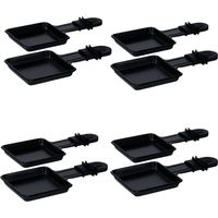 Ensemble de 8 poêlons à raclette Rotel Swiss Tradition