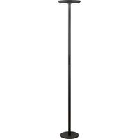 Lampadaire Fizz Anthracite Avec Led 50W Intégrée, Structure Aluminium Et Méthacrylate, Température Réglable 2700K À 4000K, Design Moderne Fizz