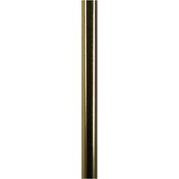 Tringle à rideau 2500 mm en acier noir RAL 9005 – Section 16 x 8 mm – Finition sablée pour crémones – Installation recommandée en duo – Fonderie Rollinger