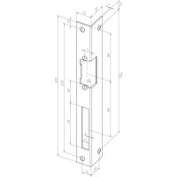 eff-eff IW piastra di chiusura 250 mm acciaio inossidabile