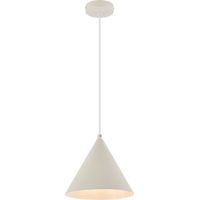 Suspension décorative 1xE27 23W IP20 – Métal blanc