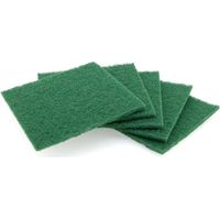Set de 5 estropajos de fibra abrasiva 15x13.5x0.5cm