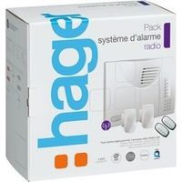 Système d'alarme hager logisty sk 304-22 f, 2 zones