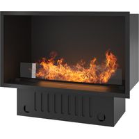 Cheminée À Vapeur Encastrable Invapo Inside 800, Flammes Multicolores, Effet 3D Et Contrôle Par App, Réservoir De 1,2 L - 835 Cm