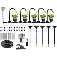 Système d'arrosage automatique incurvé à 360° pour plantes d'extérieur, design économe en eau, kit d'irrigation par buée, pour jardin, cour, pelouse, serre