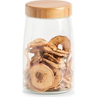 Accessorio per la conservazione zeller storage jar 1600 ml vetro bambù