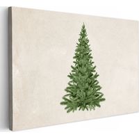 QUADRO SU TELA Albero di Natale - Verde - Natale - Feste 30x20 cm