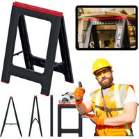 Support d'atelier pliable KTIS8060 – Plastique résistant aux intempéries – Charge maximale 175 kg – Hauteur 77 cm – Largeur 58 cm – Kistenberg