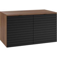 Mueble bajo lavabo Dover 80 x 44 x 46 cm - Roble con negro - Mue