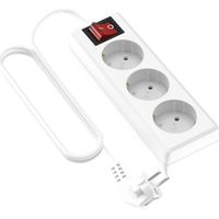 Garza 420019 Base Multipla, Bianco, 3 metros