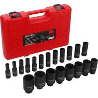 Vasos de impacto de 1/2" (20 piezas) Kraft&Dele