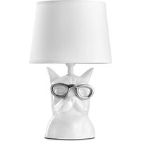 lampada da tavolo onli "biagio" bianco, e14
