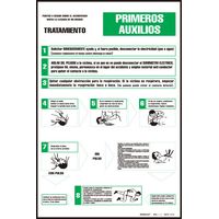 Señalización sector eléctrico primeros auxilios 400 x 600 mm SEKURECO