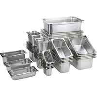 Contenitore APS GN 1/1 in acciaio inossidabile 18/10, profondità 55 mm, capacità 6,50 litri