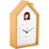 Karlsson CUCKOO Reloj despertador de cuco amarillo diseño moderno