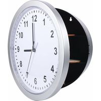 Hidden Secret Wall Clock Safe Box for Hiding Money Jewelry Valuables Cash Guard