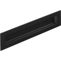 SO-TECH Einlassgriff EL-11 200 x 50 mm schwarz matt (doppelt pulverbeschichtet)
