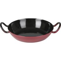RIESS poêle gourmande Ø24cm rouge émail