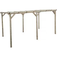 Tettoia per auto in legno "Sunny" da 3 x 5 m