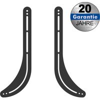Support de barre de son pour le montage de la barre de son sous ou au-dessus de l'écran, support de barre de son pour le montage de la barre de son sous ou au-dessus de l'écran, charges jusqu'à 15 kg