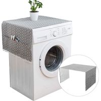 130 x 55 cm Refrigerator Dust Cover with Storage Pockets, Washing Machine Dust Cover, Washing Machine Cover, Washing Machine Protective Cover