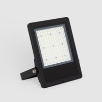 LED- Fluter 100W Dimmbar TRIAC 170 lm/W IP65 ELEGANCE Slim PRO Schwarz 3000K 30º Warmweiß